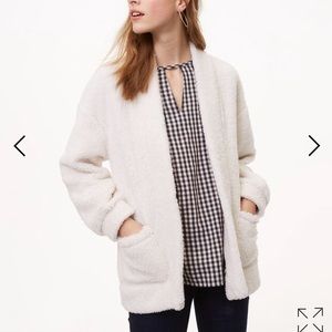 Fleece Open Cardigan